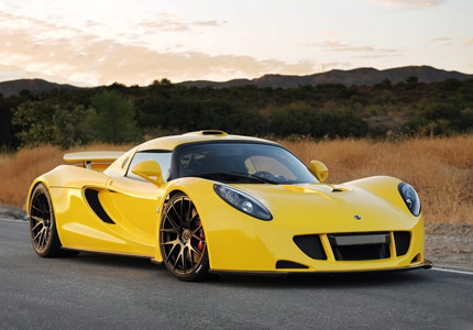 A side view of the 2017 Hennessey Venom GT